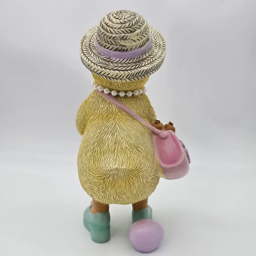 Bunny Boulevard Resin Easter Chick with Hat, Sunglasses, Purse, Pearls & Heels
